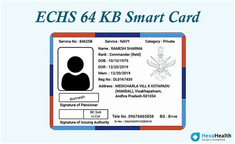 ECHS Online 64 KB Smart Card Application